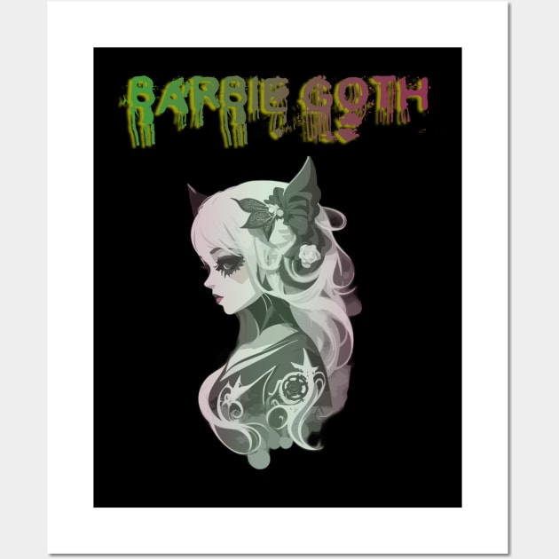 Barbie Goth Design Wall Art by YeaLove